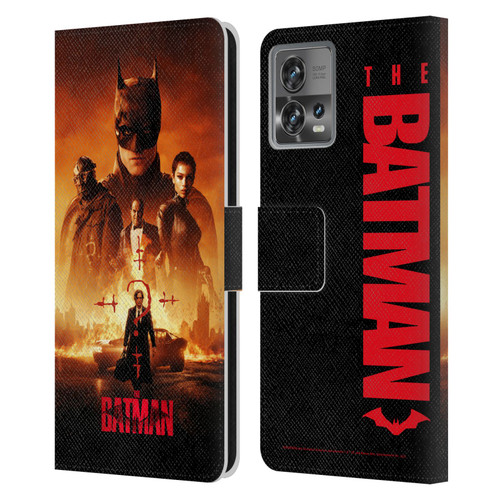 The Batman Posters Group Leather Book Wallet Case Cover For Motorola Moto Edge 30 Fusion