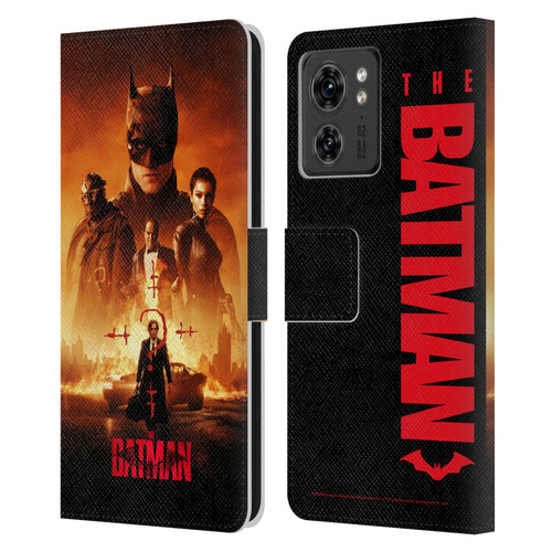 The Batman Posters Group Leather Book Wallet Case Cover For Motorola Moto Edge 40