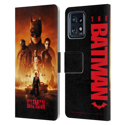 The Batman Posters Group Leather Book Wallet Case Cover For Motorola Moto Edge 40 Pro