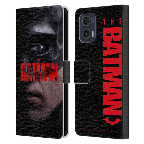 The Batman Posters Close Up Leather Book Wallet Case Cover For Motorola Moto G73 5G