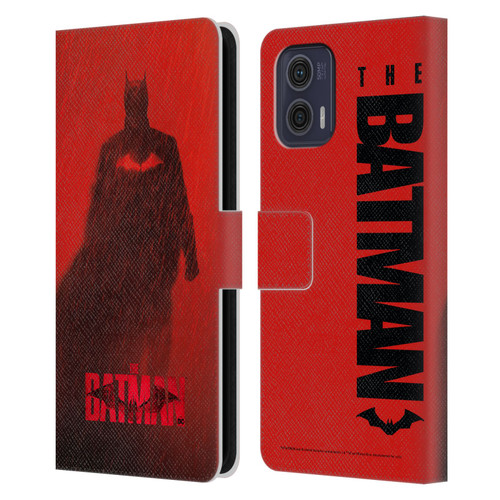 The Batman Posters Red Rain Leather Book Wallet Case Cover For Motorola Moto G73 5G