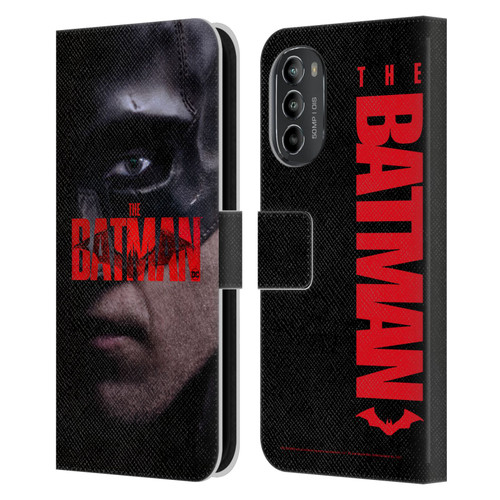 The Batman Posters Close Up Leather Book Wallet Case Cover For Motorola Moto G82 5G