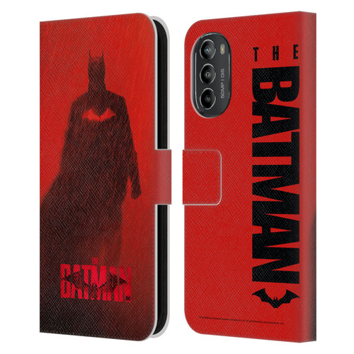 The Batman Posters Red Rain Leather Book Wallet Case Cover For Motorola Moto G82 5G