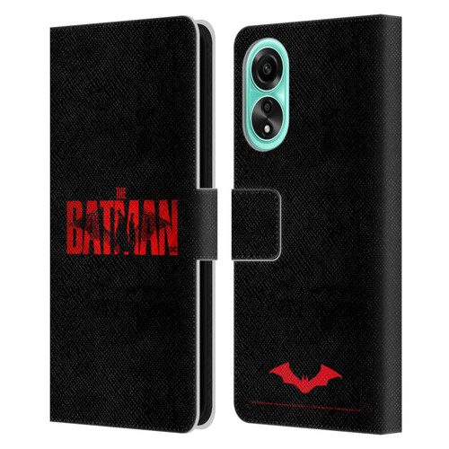 The Batman Posters Logo Leather Book Wallet Case Cover For OPPO A78 5G