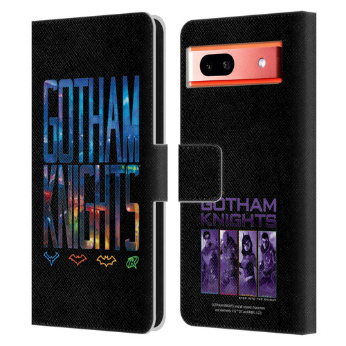 Gotham Knights Character Art Logo Leather Book Wallet Case Cover For Google Pixel 7a