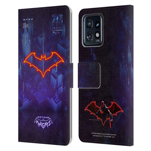 Gotham Knights Character Art Red Hood Leather Book Wallet Case Cover For Motorola Moto Edge 40 Pro