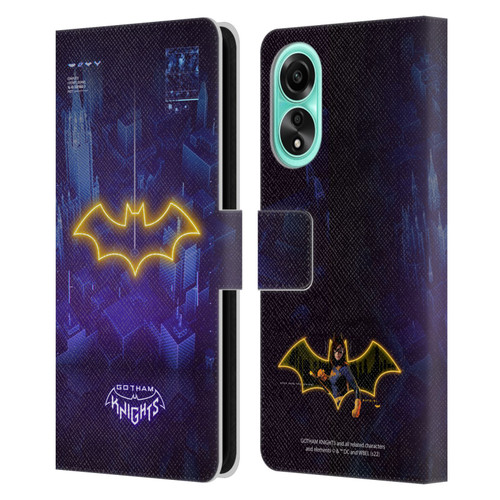 Gotham Knights Character Art Batgirl Leather Book Wallet Case Cover For OPPO A78 5G