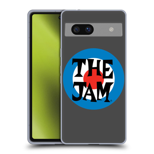 The Jam Key Art Target Logo Soft Gel Case for Google Pixel 7a