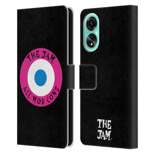 The Jam Key Art All Mod Cons Leather Book Wallet Case Cover For OPPO A78 5G