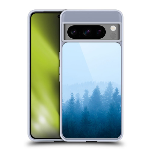 Patrik Lovrin Magical Foggy Landscape Fog Over Forest Soft Gel Case for Google Pixel 8 Pro