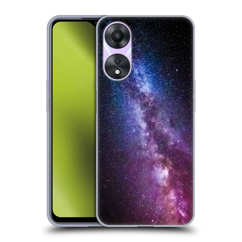 Patrik Lovrin Night Sky Milky Way Bright Colors Soft Gel Case for OPPO A78 4G