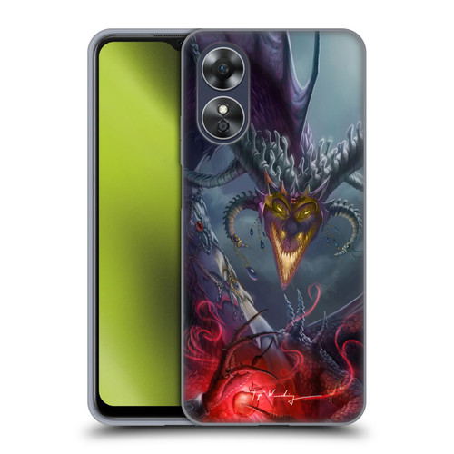 Piya Wannachaiwong Black Dragons Enchanted Soft Gel Case for OPPO A17