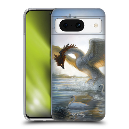 Piya Wannachaiwong Dragons Of Sea And Storms Swan Dragon Soft Gel Case for Google Pixel 8