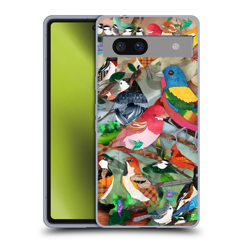 Suzan Lind Birds Medley 2 Soft Gel Case for Google Pixel 7a