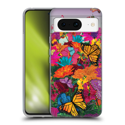 Suzan Lind Butterflies Garden Soft Gel Case for Google Pixel 8