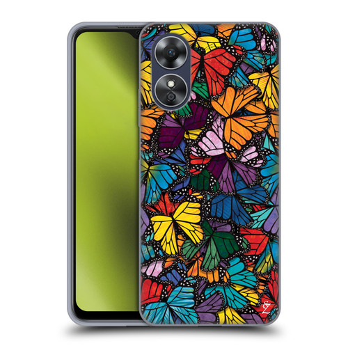 Suzan Lind Butterflies Monarch Soft Gel Case for OPPO A17