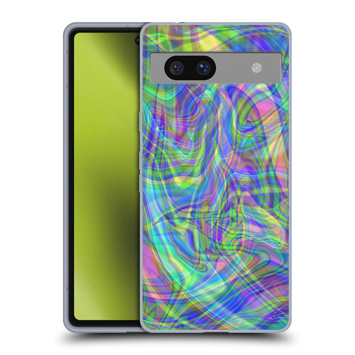 Suzan Lind Colours & Patterns Iridescent Abstract Soft Gel Case for Google Pixel 7a