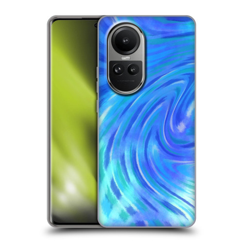 Suzan Lind Tie Dye 2 Deep Blue Soft Gel Case for OPPO Reno10 5G / Reno10 Pro 5G