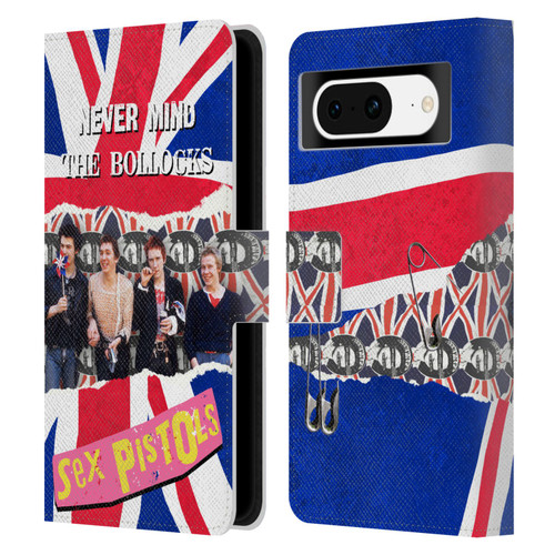 Sex Pistols Band Art Group Photo Leather Book Wallet Case Cover For Google Pixel 8