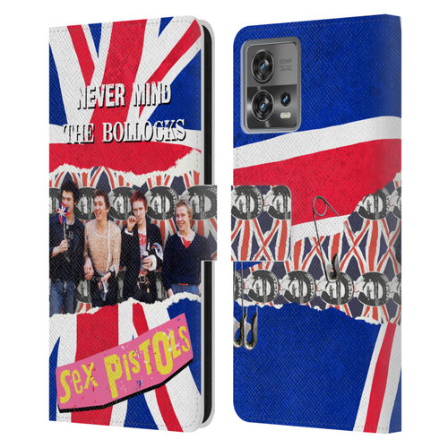 Sex Pistols Band Art Group Photo Leather Book Wallet Case Cover For Motorola Moto Edge 30 Fusion