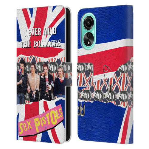 Sex Pistols Band Art Group Photo Leather Book Wallet Case Cover For OPPO A78 4G