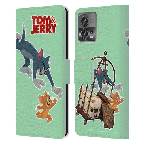 Tom And Jerry Movie (2021) Graphics Characters 1 Leather Book Wallet Case Cover For Motorola Moto Edge 30 Fusion