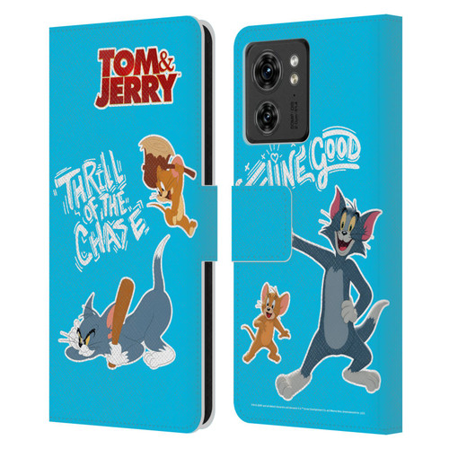 Tom And Jerry Movie (2021) Graphics Characters 2 Leather Book Wallet Case Cover For Motorola Moto Edge 40