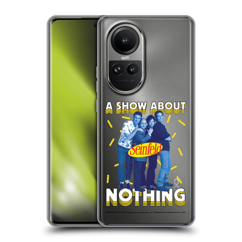 Seinfeld Graphics A Show About Nothing Soft Gel Case for OPPO Reno10 5G / Reno10 Pro 5G