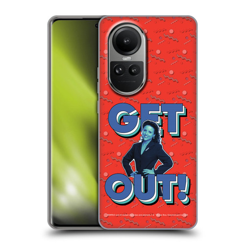 Seinfeld Graphics Get Out! Soft Gel Case for OPPO Reno10 5G / Reno10 Pro 5G