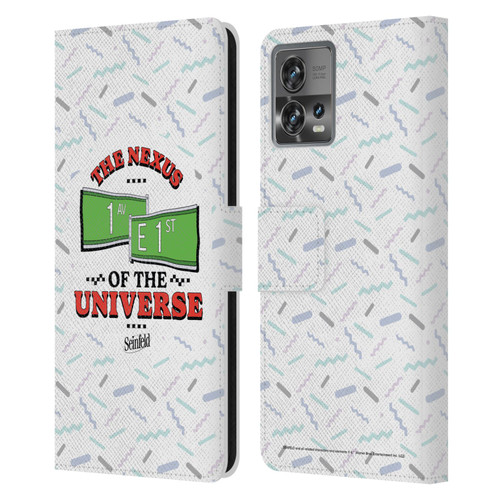 Seinfeld Graphics Nexus Of The Universe Leather Book Wallet Case Cover For Motorola Moto Edge 30 Fusion