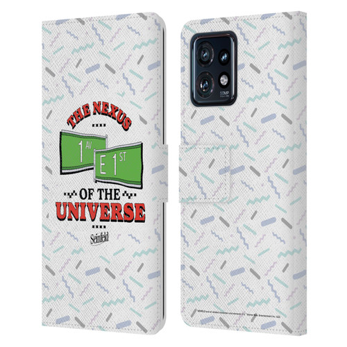 Seinfeld Graphics Nexus Of The Universe Leather Book Wallet Case Cover For Motorola Moto Edge 40 Pro