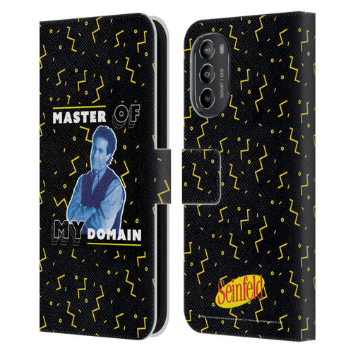 Seinfeld Graphics Master Of My Domain Leather Book Wallet Case Cover For Motorola Moto G82 5G