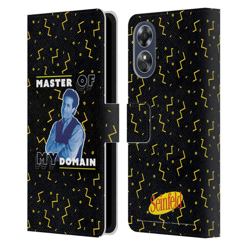 Seinfeld Graphics Master Of My Domain Leather Book Wallet Case Cover For OPPO A17