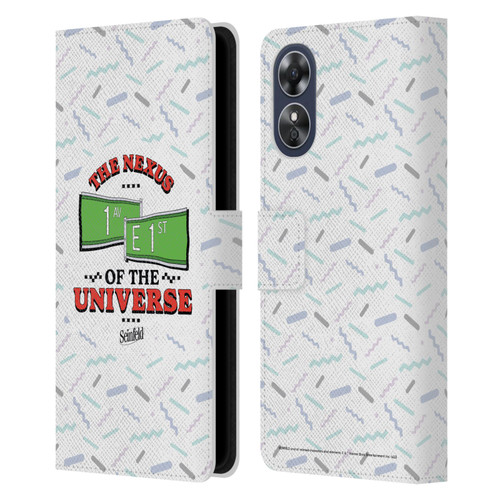 Seinfeld Graphics Nexus Of The Universe Leather Book Wallet Case Cover For OPPO A17