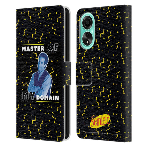 Seinfeld Graphics Master Of My Domain Leather Book Wallet Case Cover For OPPO A78 5G