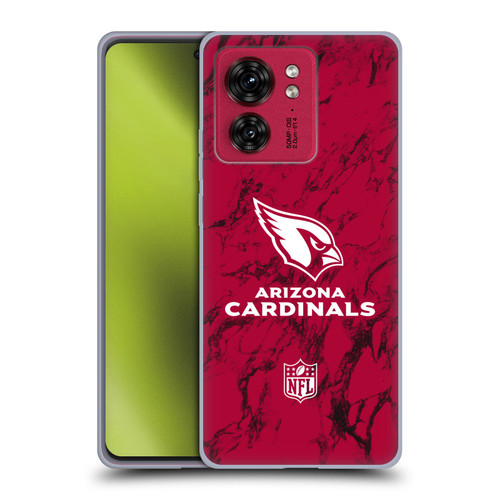 NFL Arizona Cardinals Graphics Coloured Marble Soft Gel Case for Motorola Moto Edge 40