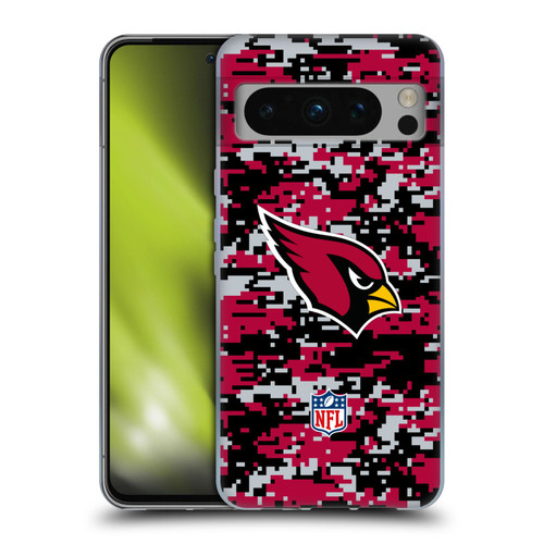 NFL Arizona Cardinals Graphics Digital Camouflage Soft Gel Case for Google Pixel 8 Pro