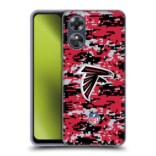 NFL Atlanta Falcons Graphics Digital Camouflage Soft Gel Case for OPPO A17