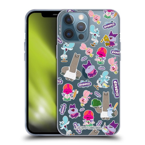 Chowder: Animated Series Graphics Pattern Soft Gel Case for Apple iPhone 13 Pro Max