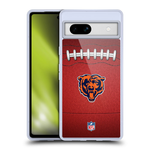 NFL Chicago Bears Graphics Football Soft Gel Case for Google Pixel 7a