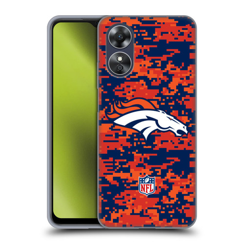 NFL Denver Broncos Graphics Digital Camouflage Soft Gel Case for OPPO A17