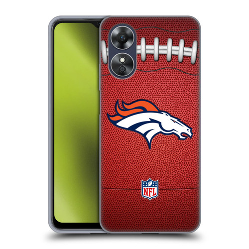 NFL Denver Broncos Graphics Football Soft Gel Case for OPPO A17