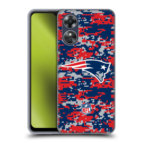 NFL New England Patriots Graphics Digital Camouflage Soft Gel Case for OPPO A17