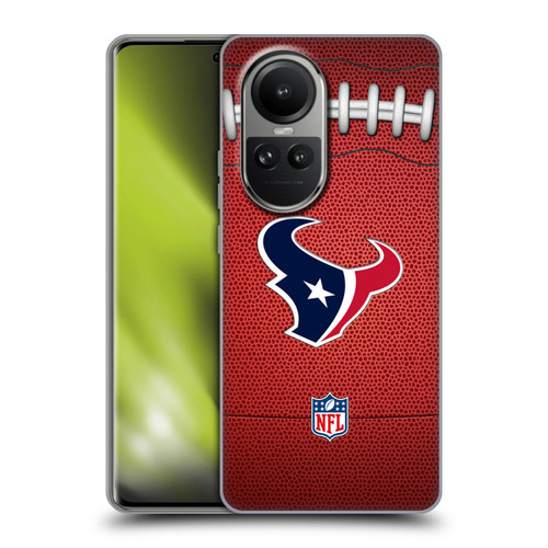 NFL Houston Texans Graphics Football Soft Gel Case for OPPO Reno10 5G / Reno10 Pro 5G