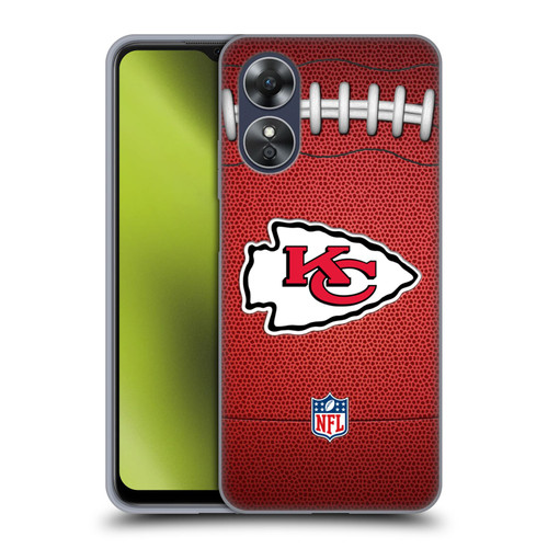 NFL Kansas City Chiefs Graphics Football Soft Gel Case for OPPO A17