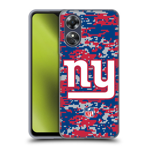 NFL New York Giants Graphics Digital Camouflage Soft Gel Case for OPPO A17