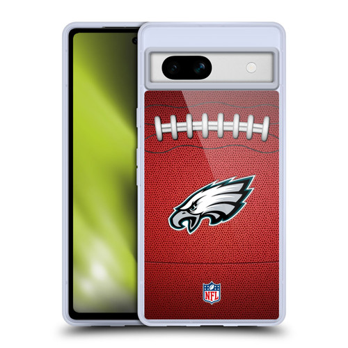 NFL Philadelphia Eagles Graphics Football Soft Gel Case for Google Pixel 7a