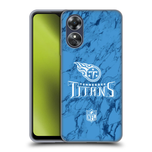 NFL Tennessee Titans Graphics Coloured Marble Soft Gel Case for OPPO A17