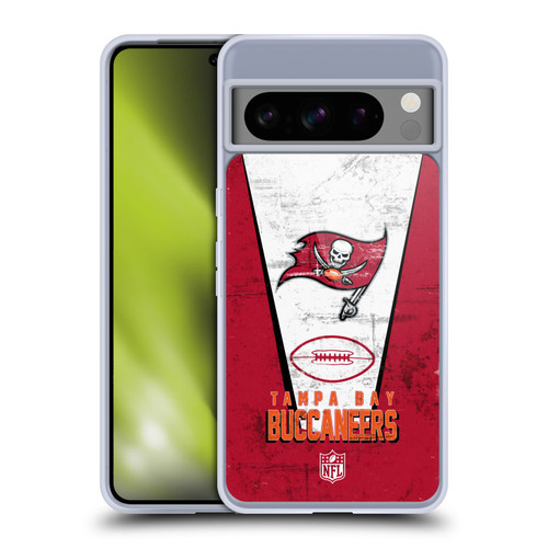 NFL Tampa Bay Buccaneers Logo Art Banner Soft Gel Case for Google Pixel 8 Pro