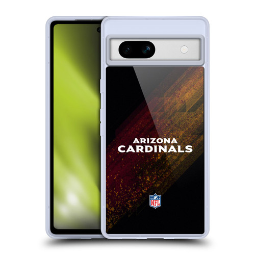 NFL Arizona Cardinals Logo Blur Soft Gel Case for Google Pixel 7a